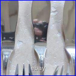 6 COUVERTS A POISSON ERCUIS modèle EMPIRE métal argenté (12 pièces) Lot 2