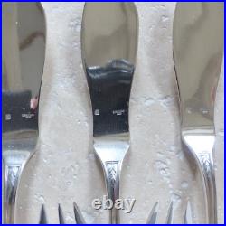 6 COUVERTS A POISSON ERCUIS modèle EMPIRE métal argenté (12 pièces) Lot 2