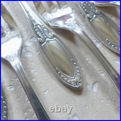 6 COUVERTS A POISSON ERCUIS modèle EMPIRE métal argenté (12 pièces) Lot 2