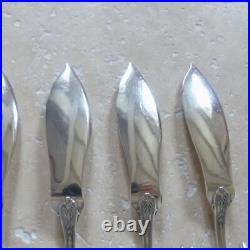6 COUVERTS à POISSON ERCUIS modèle EMPIRE métal argenté (12 pièces) lot 1