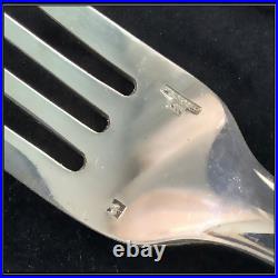 6 Fourchettes Entremet Christofle Modèle Altas Paquebot Normandie Métal argenté