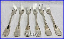 6 Grandes Fourchettes De Table 21 CM Ercuis Modèle Filet Chinon Métal Argenté 6 Grandes Fourchettes De Table 21 CM Ercuis Modèle Filet Chinon Métal Argenté