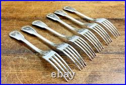 6 Grandes Fourchettes De Table 21 CM Ercuis Modèle Filet Chinon Métal Argenté 6 Grandes Fourchettes De Table 21 CM Ercuis Modèle Filet Chinon Métal Argenté