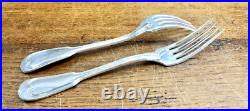 6 Grandes Fourchettes De Table 21 CM Ercuis Modèle Filet Chinon Métal Argenté 6 Grandes Fourchettes De Table 21 CM Ercuis Modèle Filet Chinon Métal Argenté