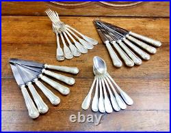 6 Grandes Fourchettes De Table 21 CM Ercuis Modèle Filet Chinon Métal Argenté 6 Grandes Fourchettes De Table 21 CM Ercuis Modèle Filet Chinon Métal Argenté
