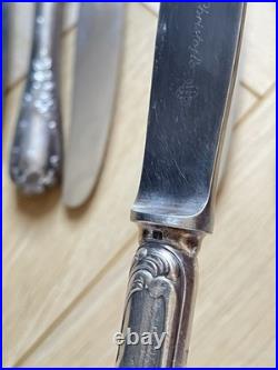 6 couteaux CHRISTOFLE Modèle Marly Métal argenté 24,5cm