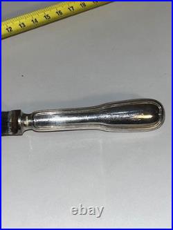 6 couteaux CHRISTOFLE modèle FILET CHINON métal argenté couvert 20 cm