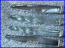 6 couteaux à entremets CHRISTOFLE modèle Villeroy en métal argenté ref 937B