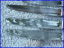 6 couteaux à entremets CHRISTOFLE modèle Villeroy en métal argenté ref 937B