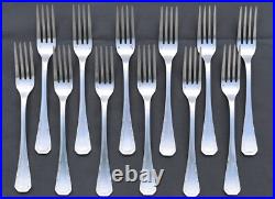 Alfénide/Christofle MODELE TOSCA 12 fourchettes de table métal argenté FORKS