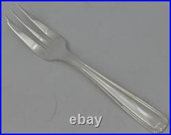 Alfénide, Christofle modèle Paris, 10 fourchettes à gâteaux, en métal argenté