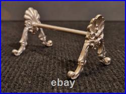 Alfénide lot de 12 porte-couteaux modèle coquille TBE métal argenté