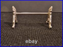 Alfénide lot de 12 porte-couteaux modèle coquille TBE métal argenté