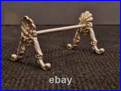 Alfénide lot de 12 porte-couteaux modèle coquille TBE métal argenté