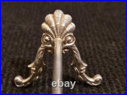 Alfénide lot de 12 porte-couteaux modèle coquille TBE métal argenté