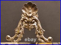 Alfénide lot de 12 porte-couteaux modèle coquille TBE métal argenté