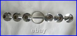 Ancien bougeoir 6 feux métal argenté orfèvrerie Saint Hilaire Ercuis modèle Olea