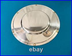 Assiette de présentation CHRISTOFLE modèle ARIA metal argenté plat de service
