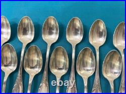 BRILLANT 12 petites cuillères CHRISTOFLE modèle MARLY métal argenté 13,5 cm