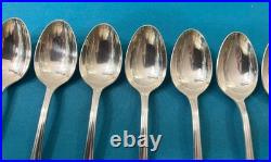BRILLANT ménagère 37 pièces CHRISTOFLE ALFENIDE modèle POMPADOUR métal argenté BRILLANT ménagère 37 pièces CHRISTOFLE ALFENIDE modèle POMPADOUR métal argenté