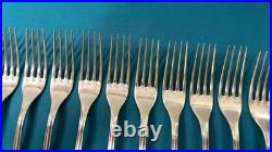 BRILLANT ménagère de 61 couverts ERCUIS modèle DU BARRY métal argenté MARLY