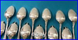 BRILLANT ménagère de 61 couverts ERCUIS modèle DU BARRY métal argenté MARLY