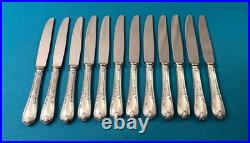 BRILLANT ménagère de 61 couverts ERCUIS modèle DU BARRY métal argenté MARLY