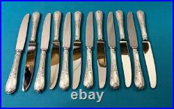 BRILLANT ménagère de 61 couverts ERCUIS modèle DU BARRY métal argenté MARLY