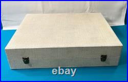 BRILLANT ménagère de 61 couverts ERCUIS modèle DU BARRY métal argenté MARLY