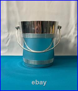 BRILLANT seau a glace CHRISTOFLE modèle BIARRITZ métal argenté glaçon table