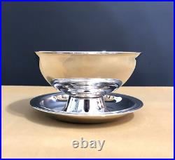 BRILLANTE saucière CHRISTOFLE modèle ALBI métal argenté Sauce Table Coupe