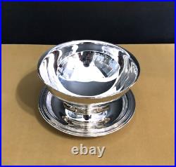 BRILLANTE saucière CHRISTOFLE modèle ALBI métal argenté Sauce Table Coupe