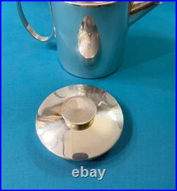 BRILLANTE théière CHRISTOFLE modèle MERCURY métal argenté DESING moderniste