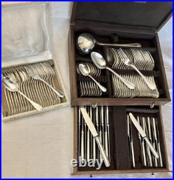 Belle Menagere En Metal Argente Christofle Modele Malmaison 82 Pieces