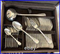 Belle Menagere En Metal Argente Christofle Modele Malmaison 82 Pieces