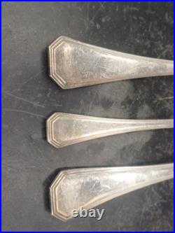 Belle ménagère 37 pièces CHRISTOFLE modèle AMERICA métal argenté Très bon état