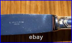 Belle ménagère Ercuis en métal argenté, modèle Contours Victoria 61 pièces