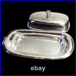 Beurrier Christofle Albi grand modèle métal argenté Proche neuf