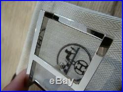 Boucle de ceinture Hermès argent modéle initial + dustbag Hermès