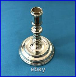Bougeoir / flambeau CHRISTOFLE modèle ALBI métal argenté 16 cm Table Bougie Déco