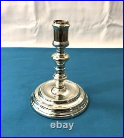 Bougeoir / flambeau CHRISTOFLE modèle ALBI métal argenté 16 cm Table Bougie Déco