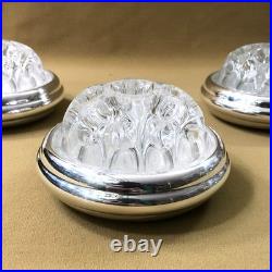 Boule pique fleurs CHRISTOFLE modèle ANEMONE métal argenté Centre de table N°1