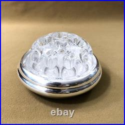 Boule pique fleurs CHRISTOFLE modèle ANEMONE métal argenté Centre de table N°1