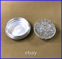 Boule pique fleurs CHRISTOFLE modèle ANEMONE métal argenté Centre de table N°1