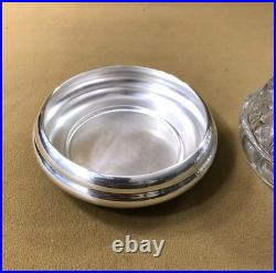 Boule pique fleurs CHRISTOFLE modèle ANEMONE métal argenté Centre de table N°1