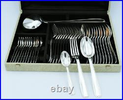 Boulenger Art Déco modèle Suzy, ménagère 37 pièces excellent état, métal argenté Boulenger Art Déco modèle Suzy, ménagère 37 pièces excellent état, métal argenté