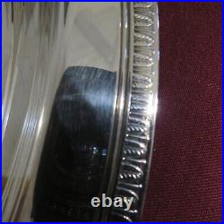 CHRISTOFLE 1 plat ovale creux en métal argenté modèle malmaison