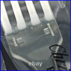 CHRISTOFLE 10 FOURCHETTES DE TABLE MÉTAL ARGENTÉ Modèle FIDELIO BAGUETTE Neufs