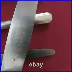 CHRISTOFLE 11 couteaux à entremet en métal argenté modèle boréal