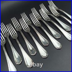 CHRISTOFLE 12 FOURCHETTES DE TABLE EN MÉTAL ARGENTÉ Modèle SPATOURS